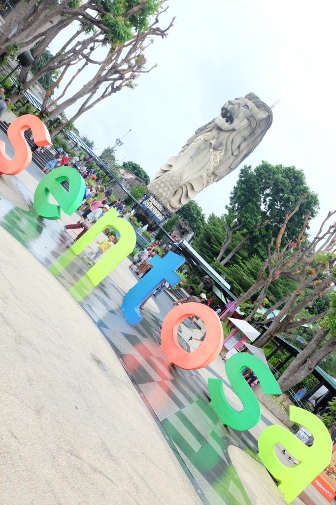 セントーサ島のマーライオン